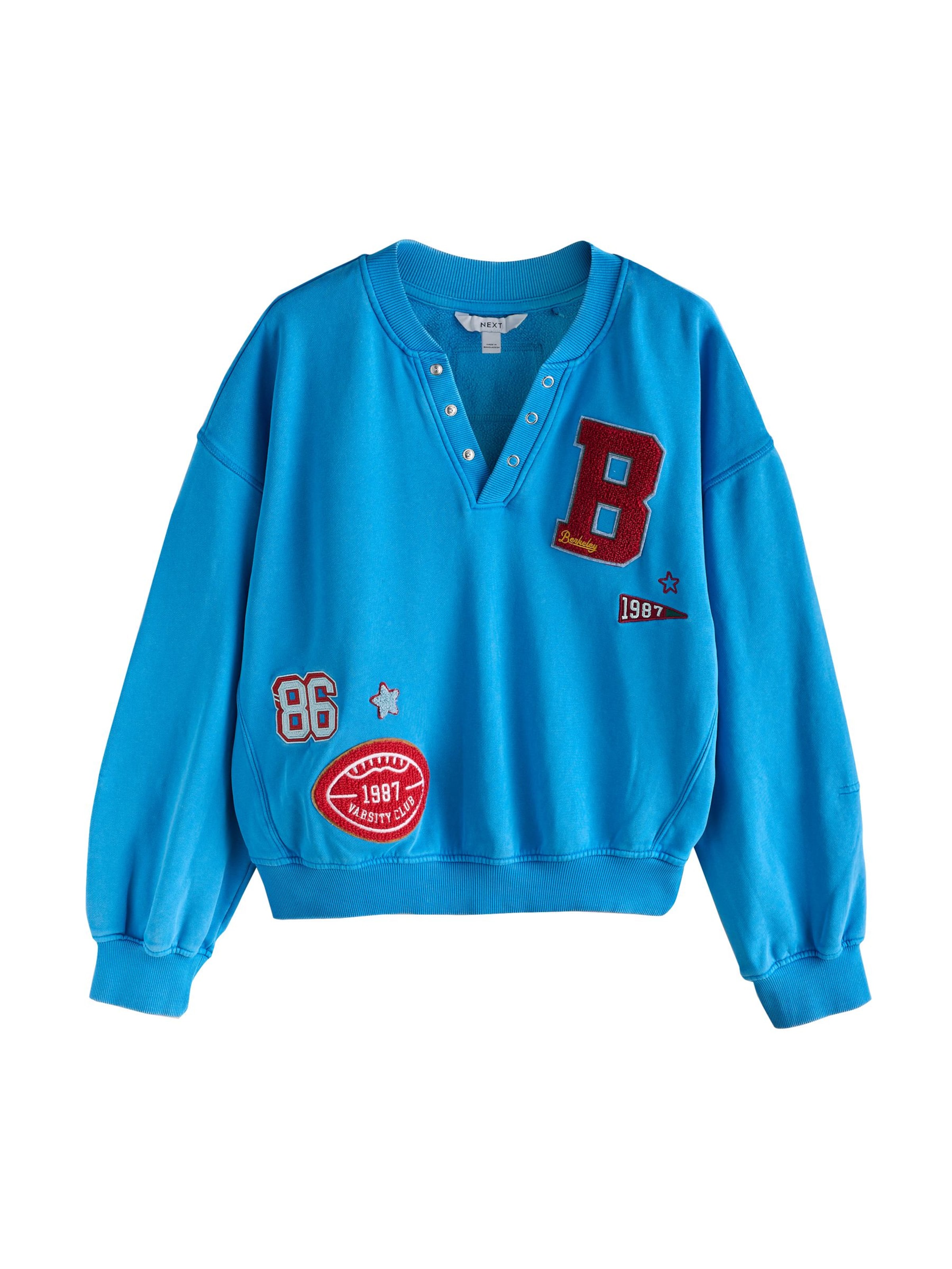 Felpa di Next in blu: frontale