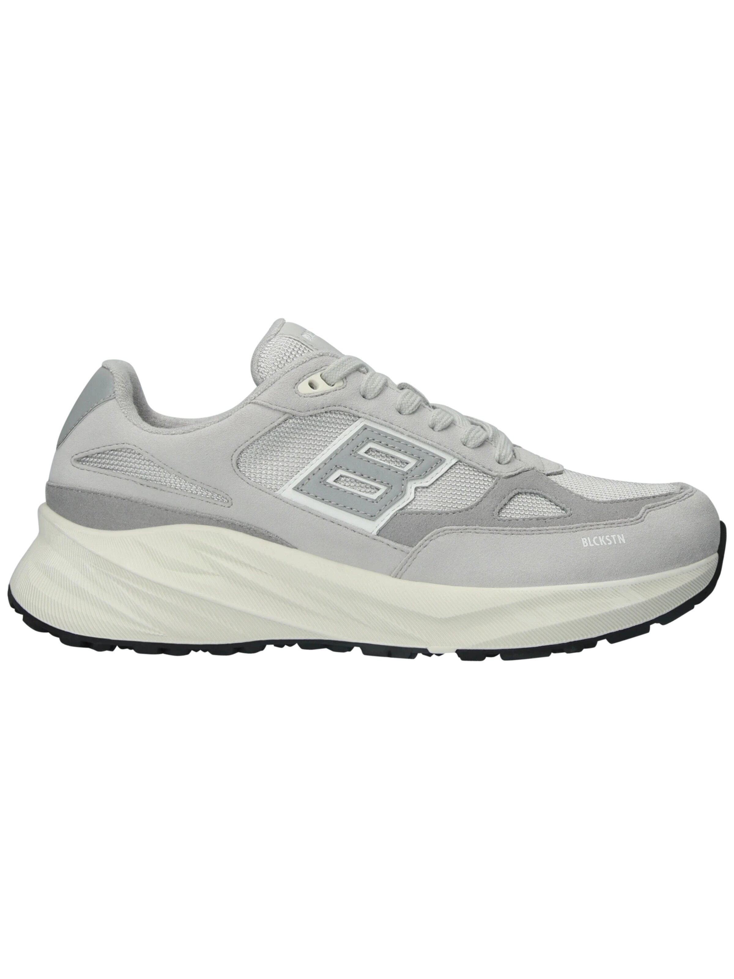 BLACKSTONE Låg sneaker 'Flint Moss DG531' i grå: framsida