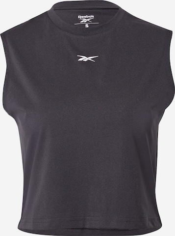 Reebok - Top deportivo en negro: frente