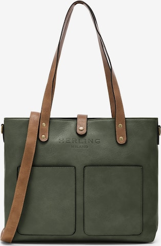 Herling Shopper 'Beraud' in Grün: Vorderseite