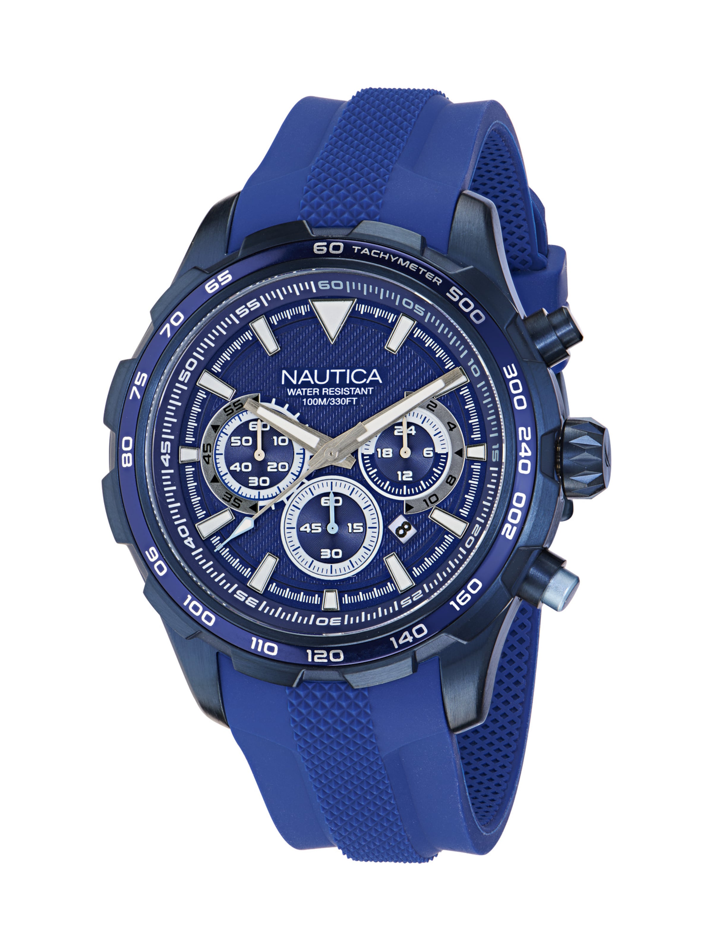 Montre à affichage analogique NAUTICA en bleu : devant