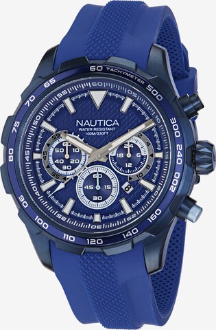 NAUTICA Analoguhr in Blau: predná strana