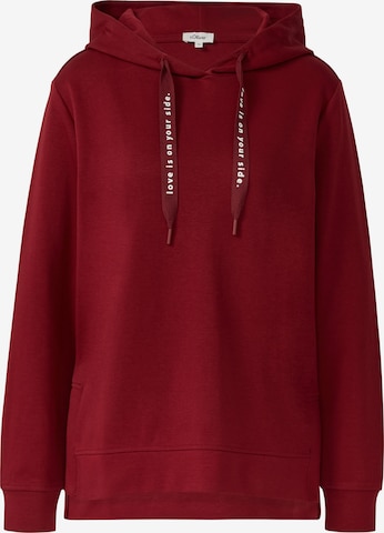 s.Oliver Sweatshirt in Rot: Vorderseite