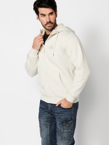 KOROSHI Sweatjacka i beige