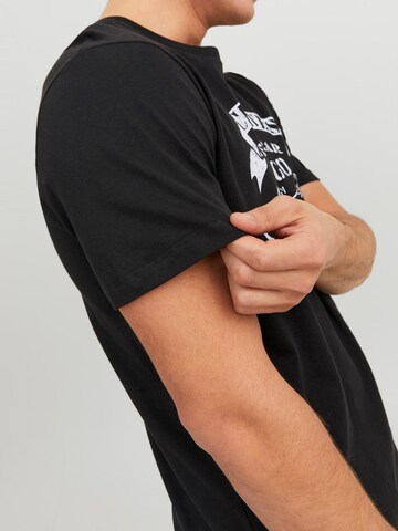 T-Shirt 'Jeans' JACK & JONES en noir