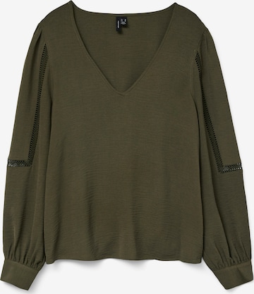 VERO MODA Блузка 'VMALVA' в Зеленый: спереди