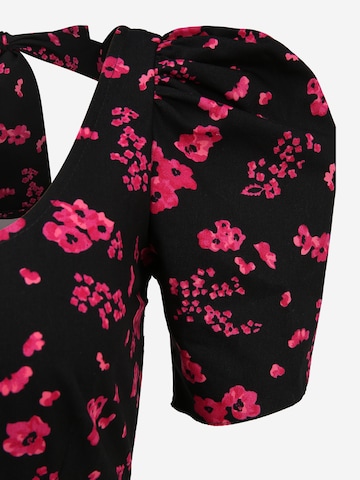 T-shirt 'Fuschia' Miss Selfridge Petite en noir