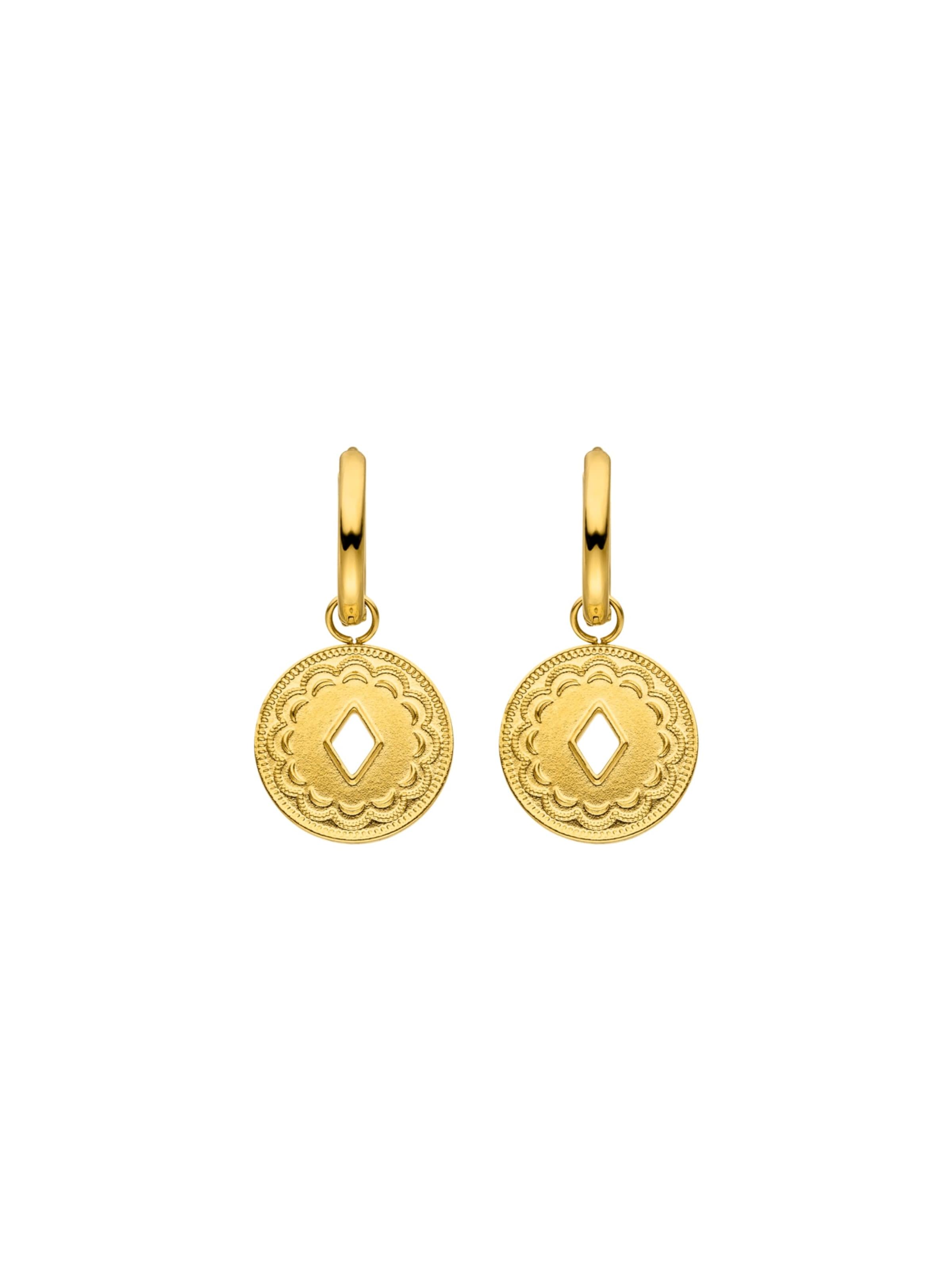 PURELEI Ohrringe 'Lolani' in Gold: Vorderseite