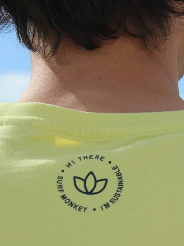 Surf Monkey Shirt in Yellow