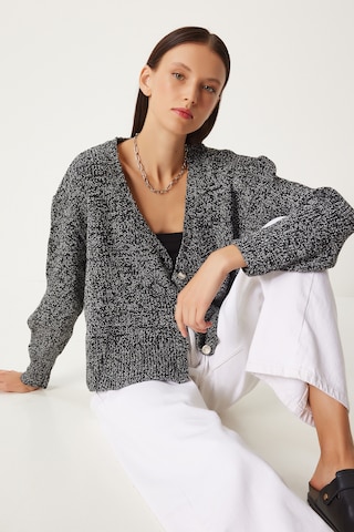 Happiness İstanbul Cardigan i grå