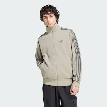 Veste de survêtement 'Firebird' ADIDAS ORIGINALS en gris : devant