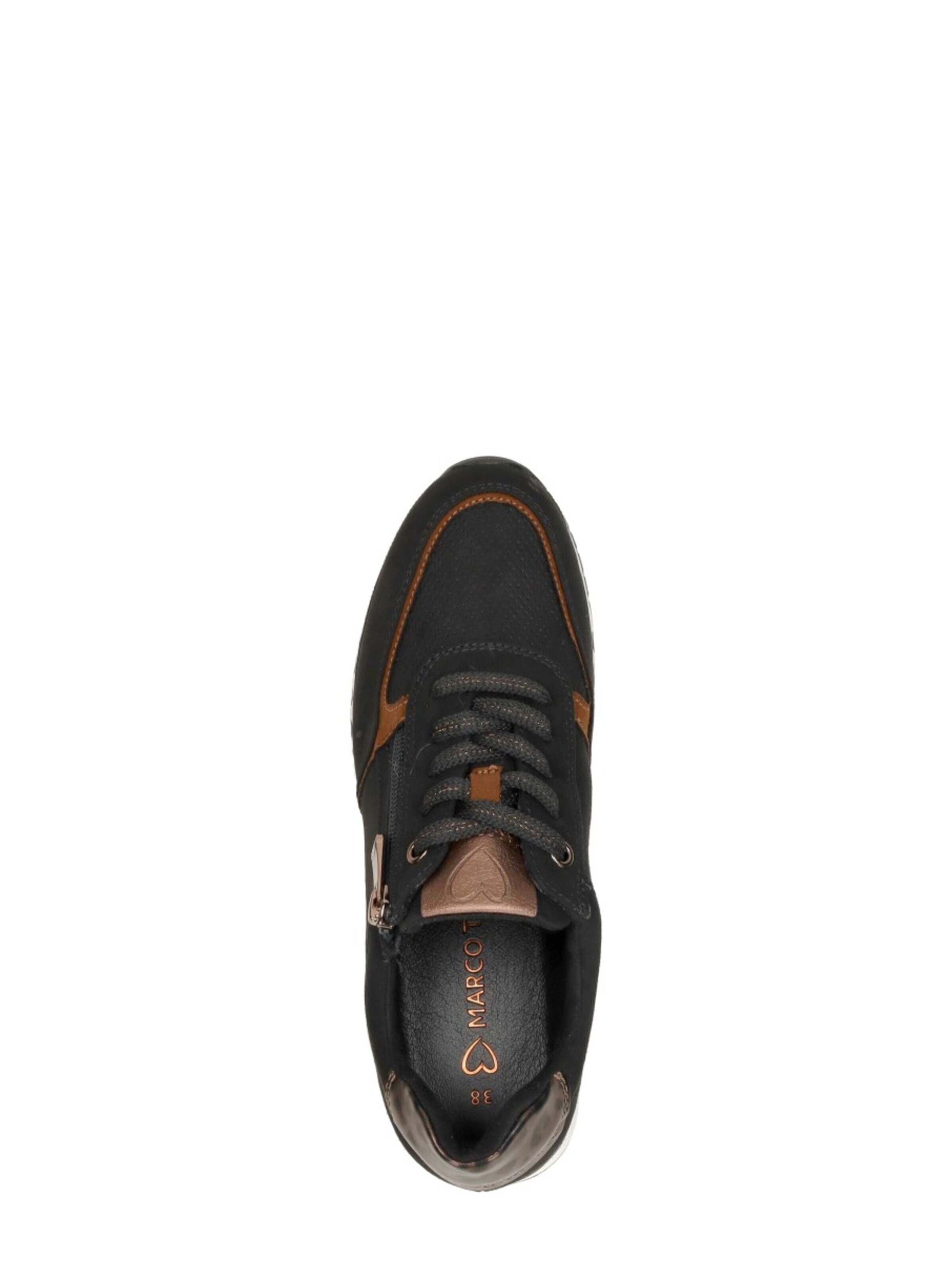 MARCO TOZZI Sneakers laag 'Sneakers Laag' in Zwart