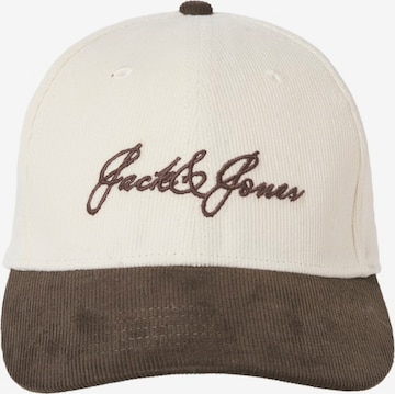 JACK & JONES Cap in White: front
