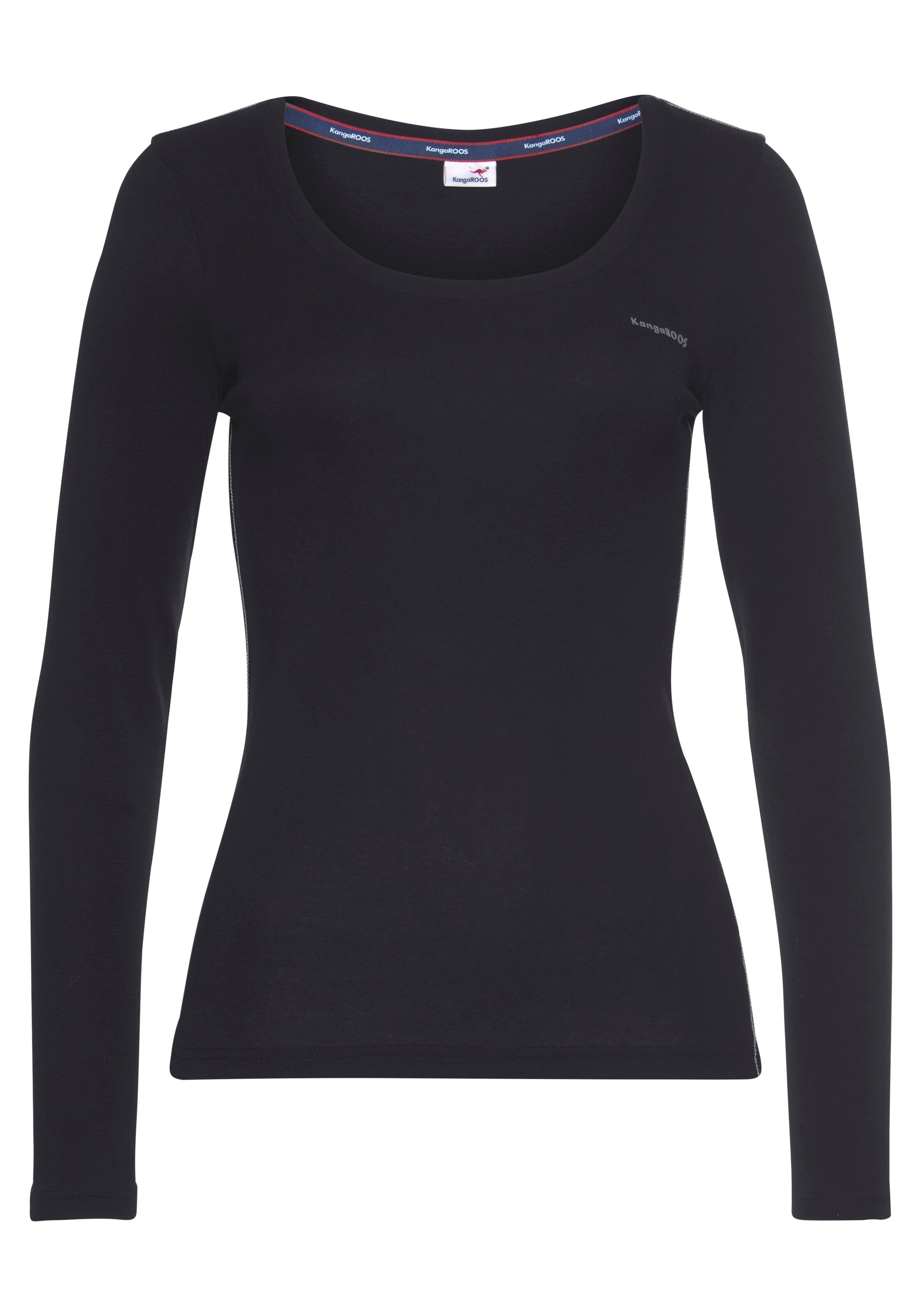 KangaROOS Shirt in Black