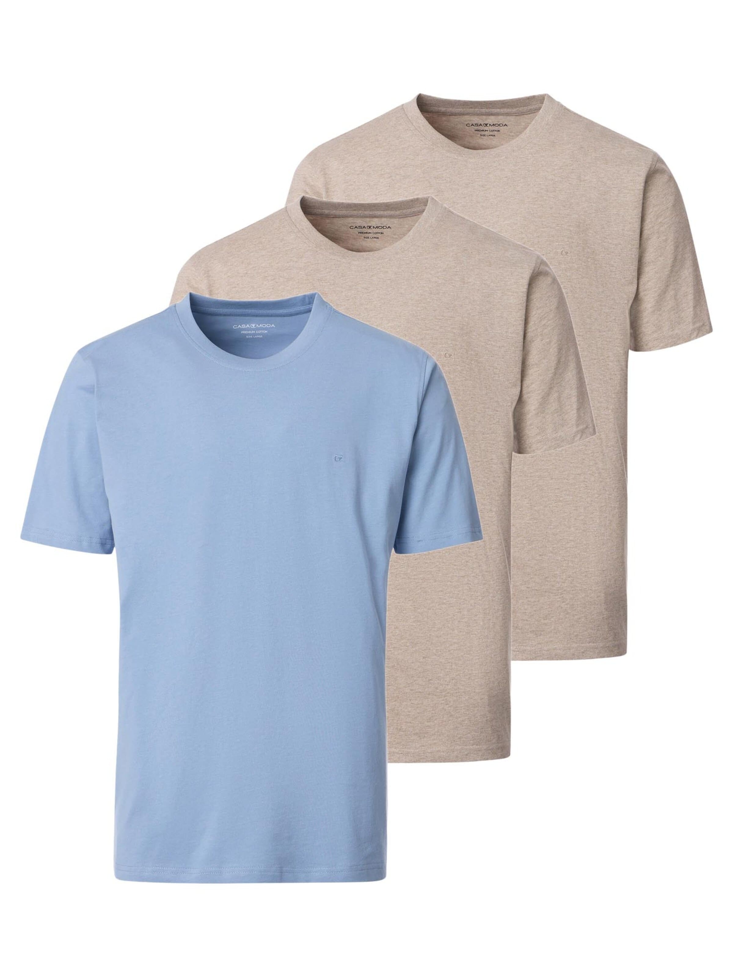 CASAMODA Shirt 'Basic' in Beige: front