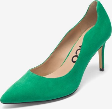 Bianco Pumps 'CHIC' in Groen: voorkant