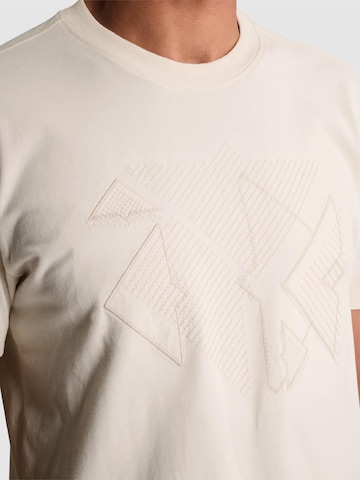 CAST IRON Bluser & t-shirts 'Relaxed fit T-shirt with graphic' i beige
