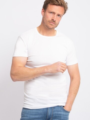alan red Shirt 'James' in Wit: voorkant