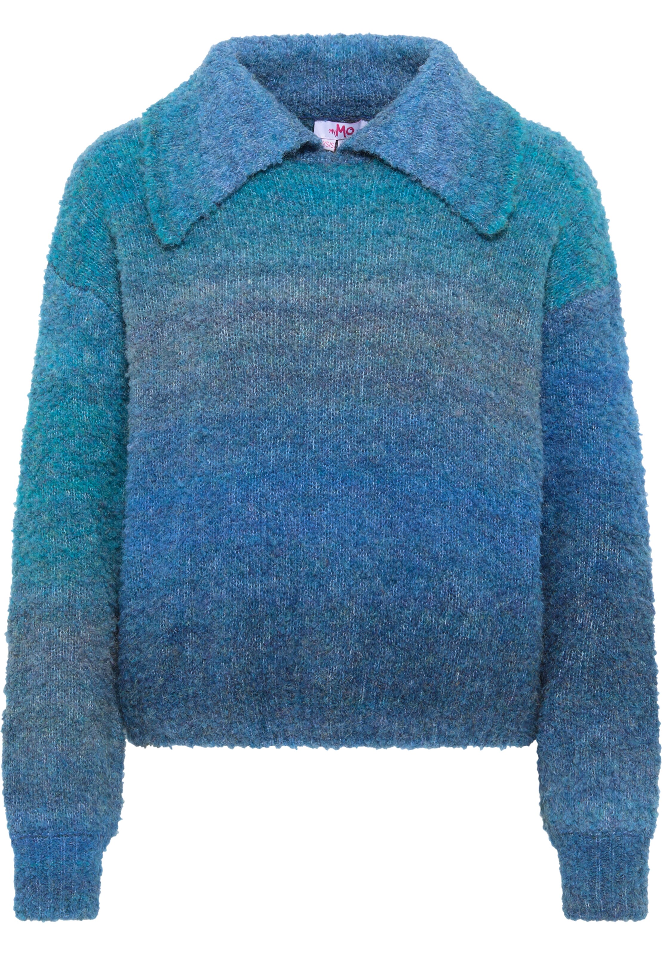 MYMO - Pullover em azul: frente