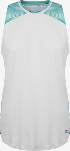 T-Shirt fonctionnel UNDER ARMOUR en blanc : devant