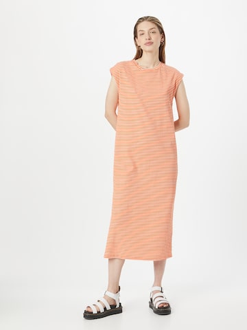 FRNCH PARIS - Vestido de verão 'ANTONELLA' em laranja: frente