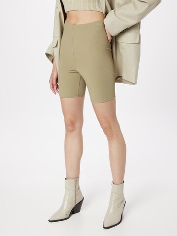 TOPSHOP Skinny Legginsy w kolorze zielony: przód