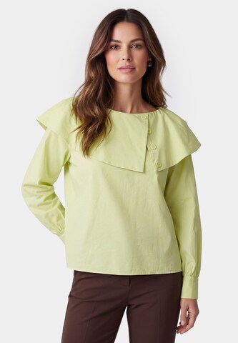 Usha - Blusa en verde: frente