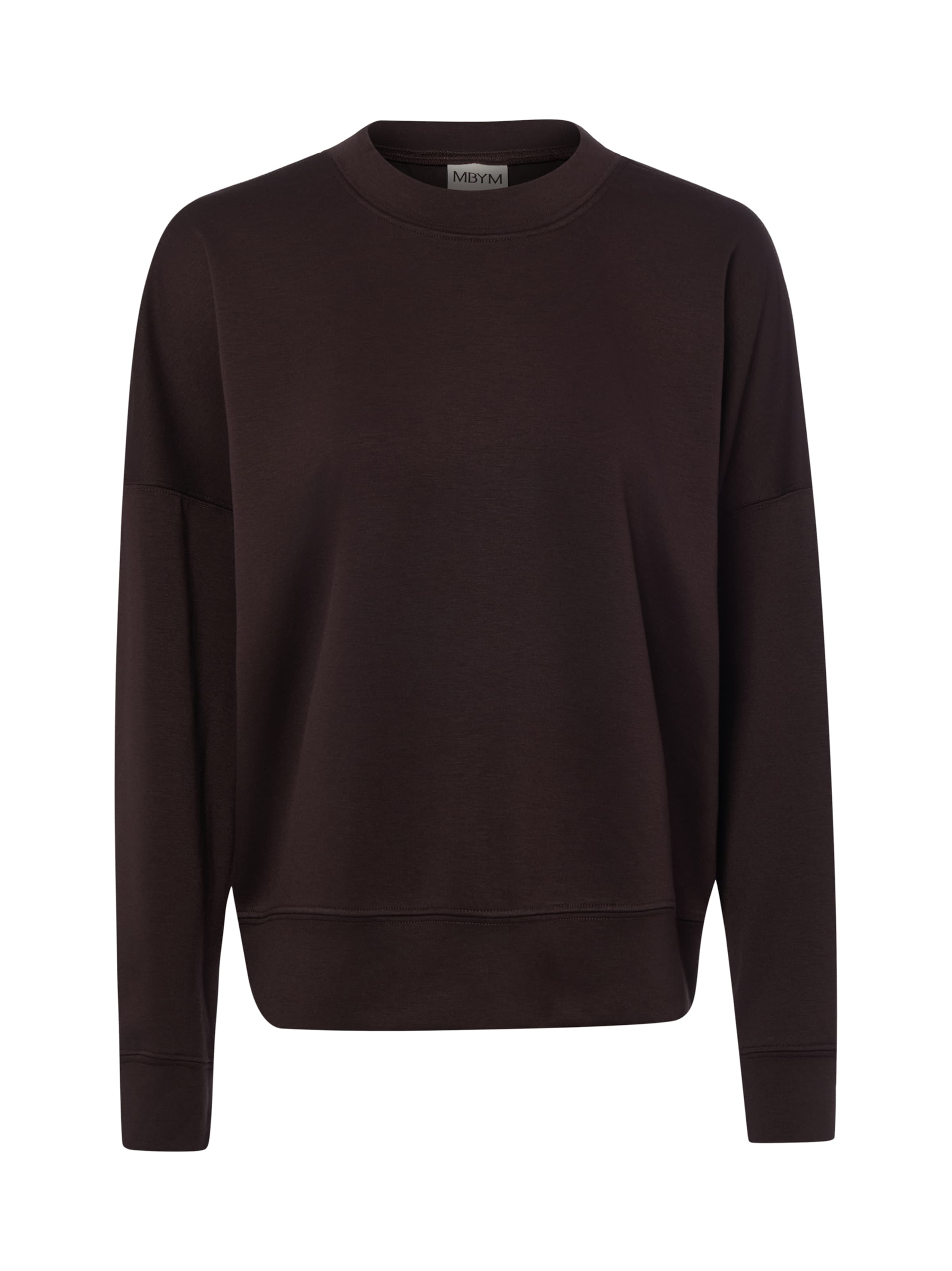 mbym Sweatshirt 'Gill' in Braun: Vorderseite