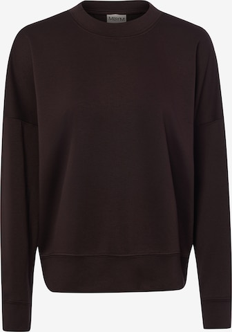 mbym Sweatshirt 'Gill' in Braun: Vorderseite
