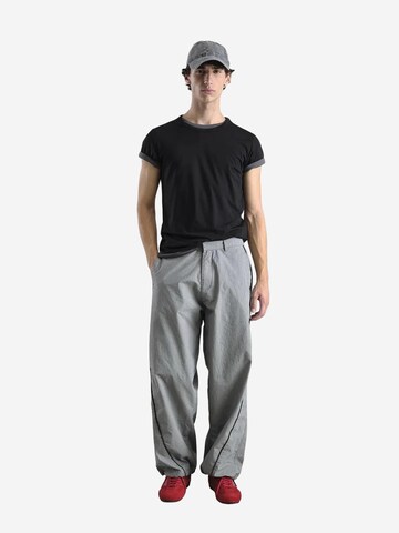 Wide leg Pantaloni di Giesto in grigio
