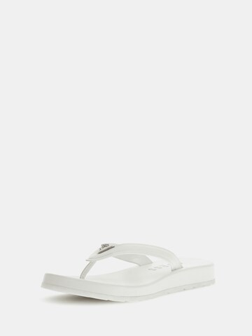GUESS T-Bar Sandals 'Candry' in White