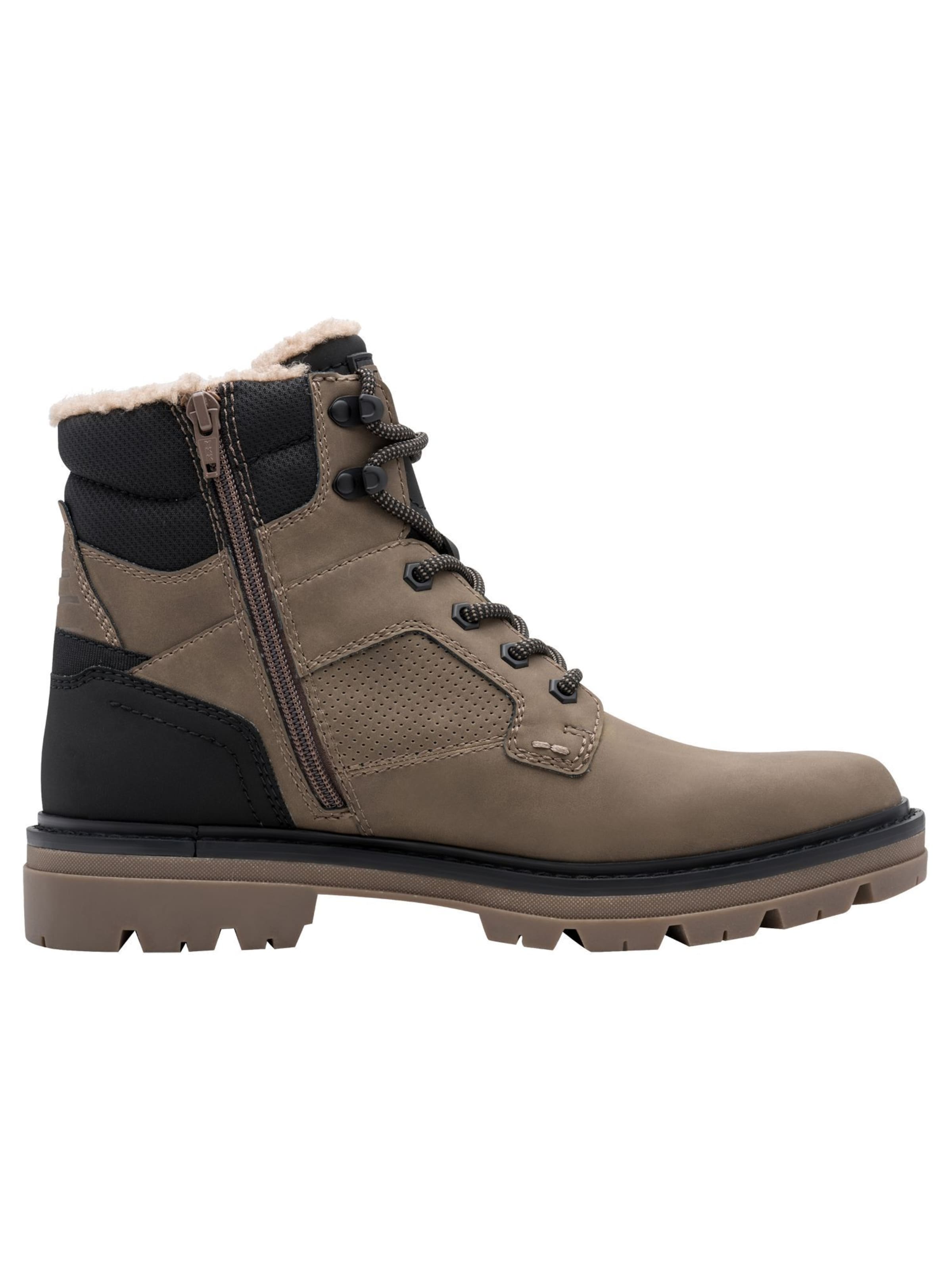 MARCO TOZZI Schnürboots in Beige