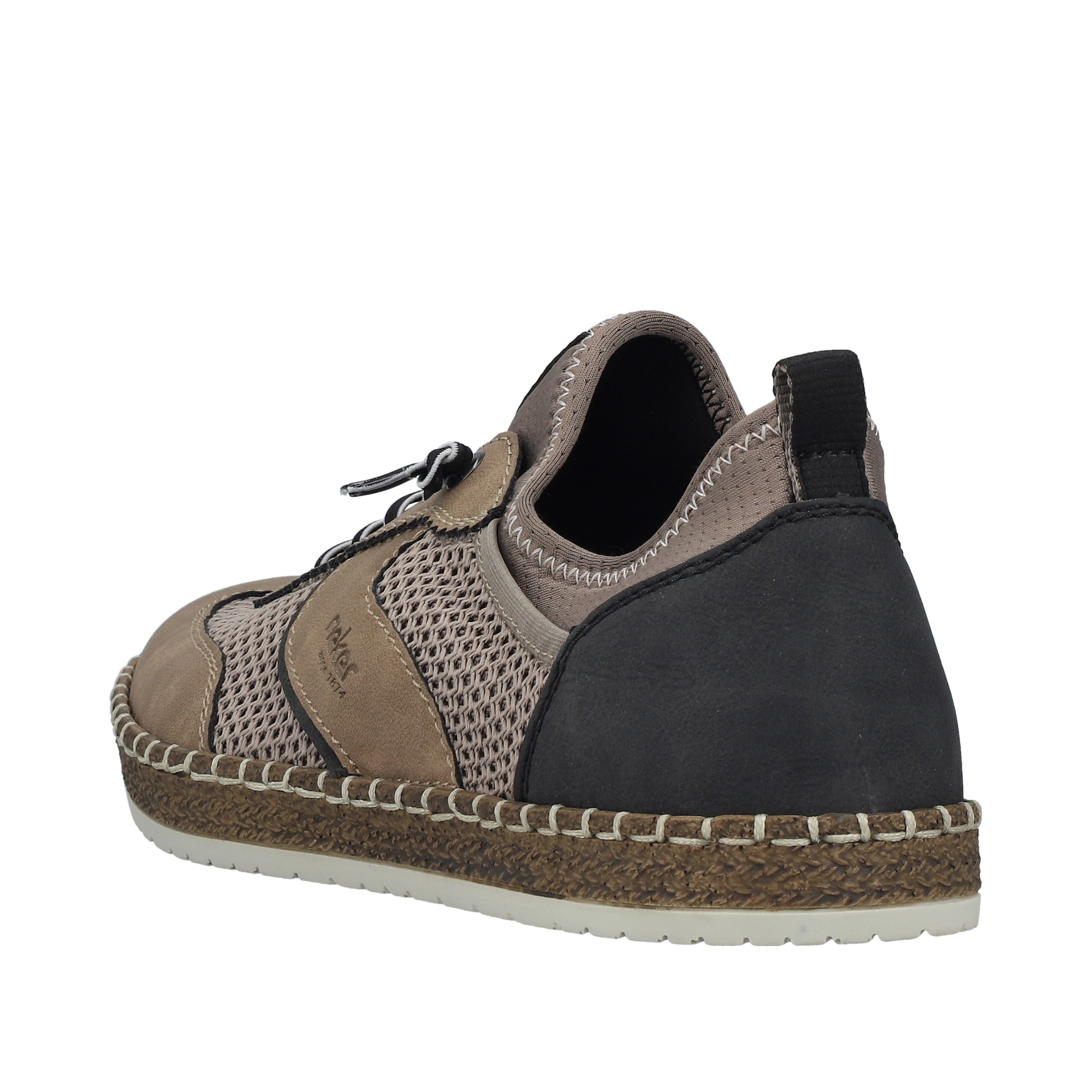 Rieker Schnürschuh in Beige