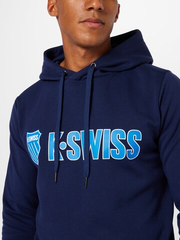 K-Swiss Performance Sports sweatshirt in Navy, Light Blue | ABOUT YOU