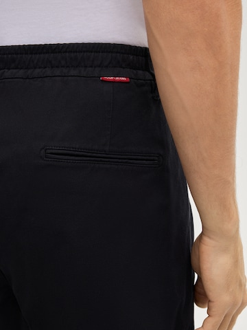 JOOP! Jeans Loose fit Pleat-front trousers 'Lead' in Black