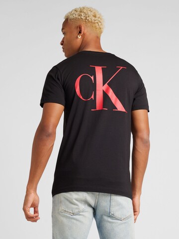 juoda Calvin Klein Jeans Marškinėliai: priekis