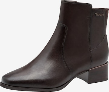 Bottines Tamaris en marron : devant