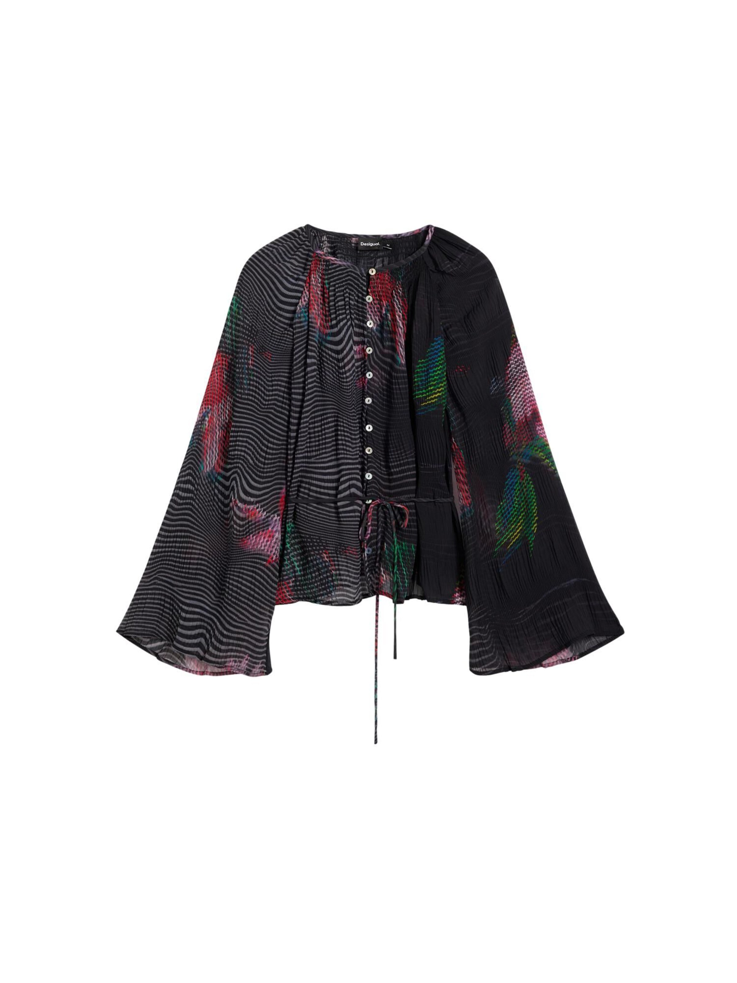 Camicia da donna di Desigual in nero: frontale
