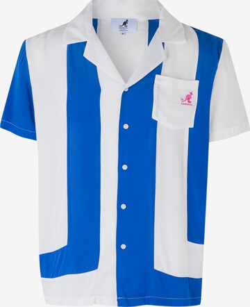 KANGOL Regular fit Overhemd in Blauw: voorkant