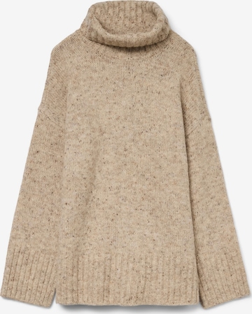 Vero Moda Curve Sweater 'VMCIngrid' in Brown: front