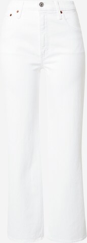 Abercrombie & Fitch Wide Leg Farkut värissä valkoinen: edessä