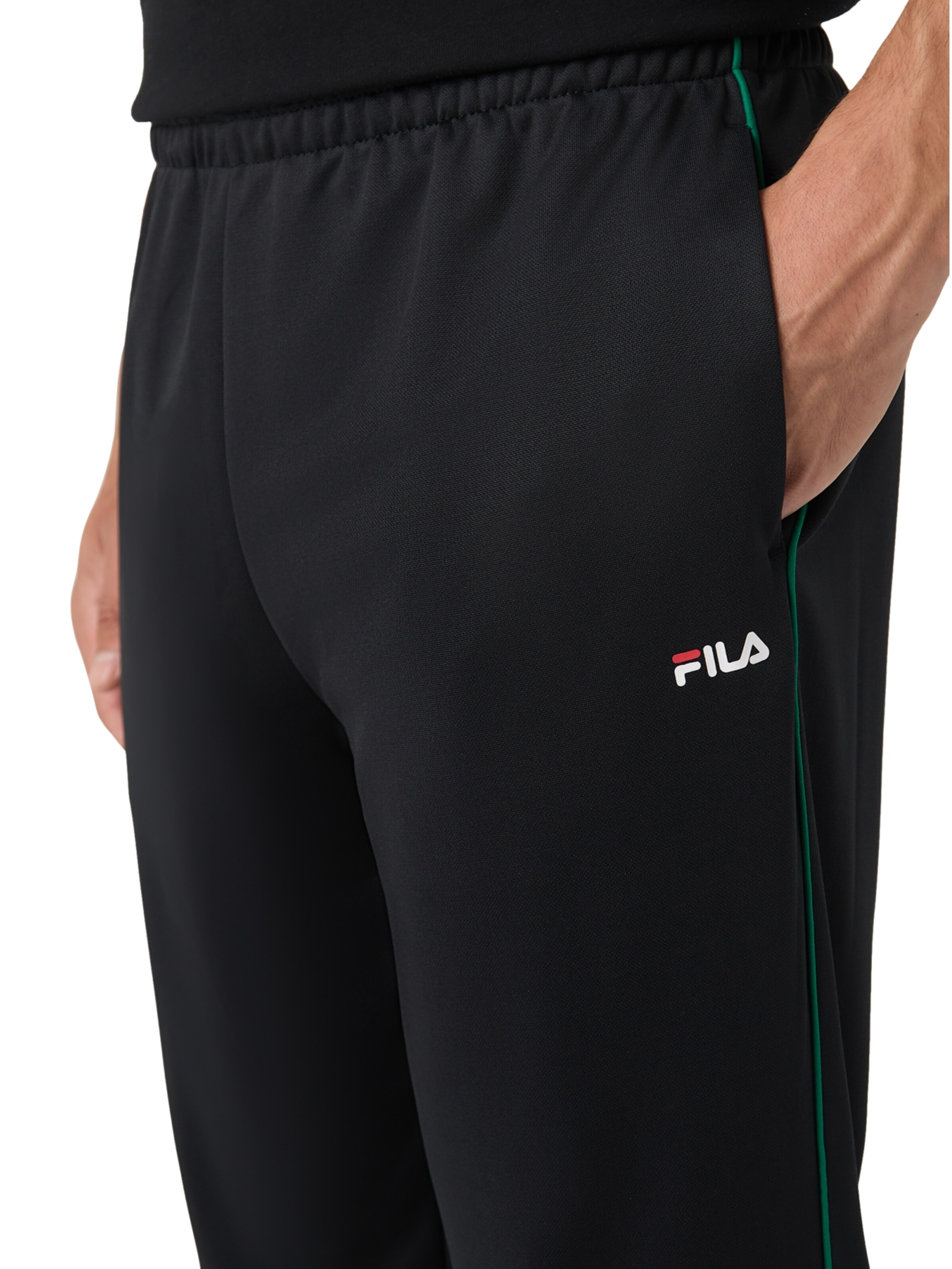 Regular Pantalon de sport 'SAGANO' FILA en noir