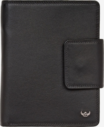 GOLDEN HEAD Portemonnee 'Polo' in Zwart: voorkant