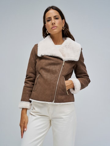 Salsa Jeans Wintermantel in Bruin: voorkant