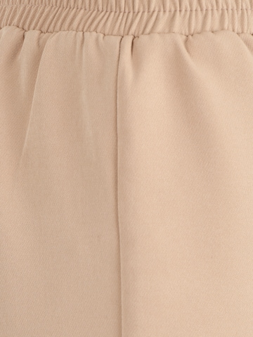 Wide leg Pantaloni con piega frontale di Dorothy Perkins Petite in beige