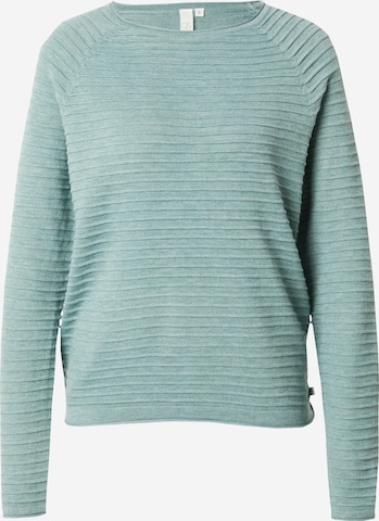 Pull-over QS en vert : devant