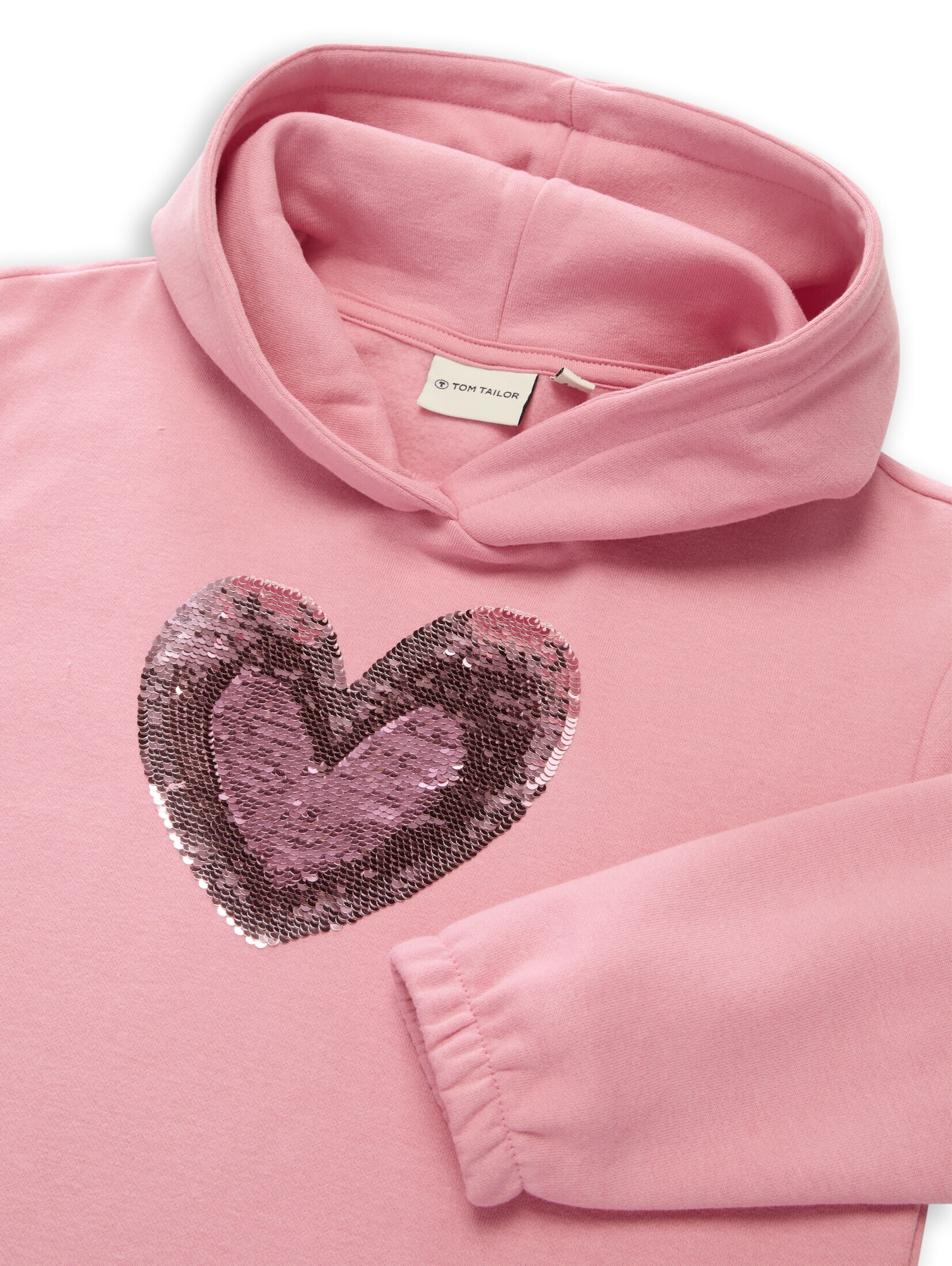 TOM TAILOR Sweatshirt in Roze