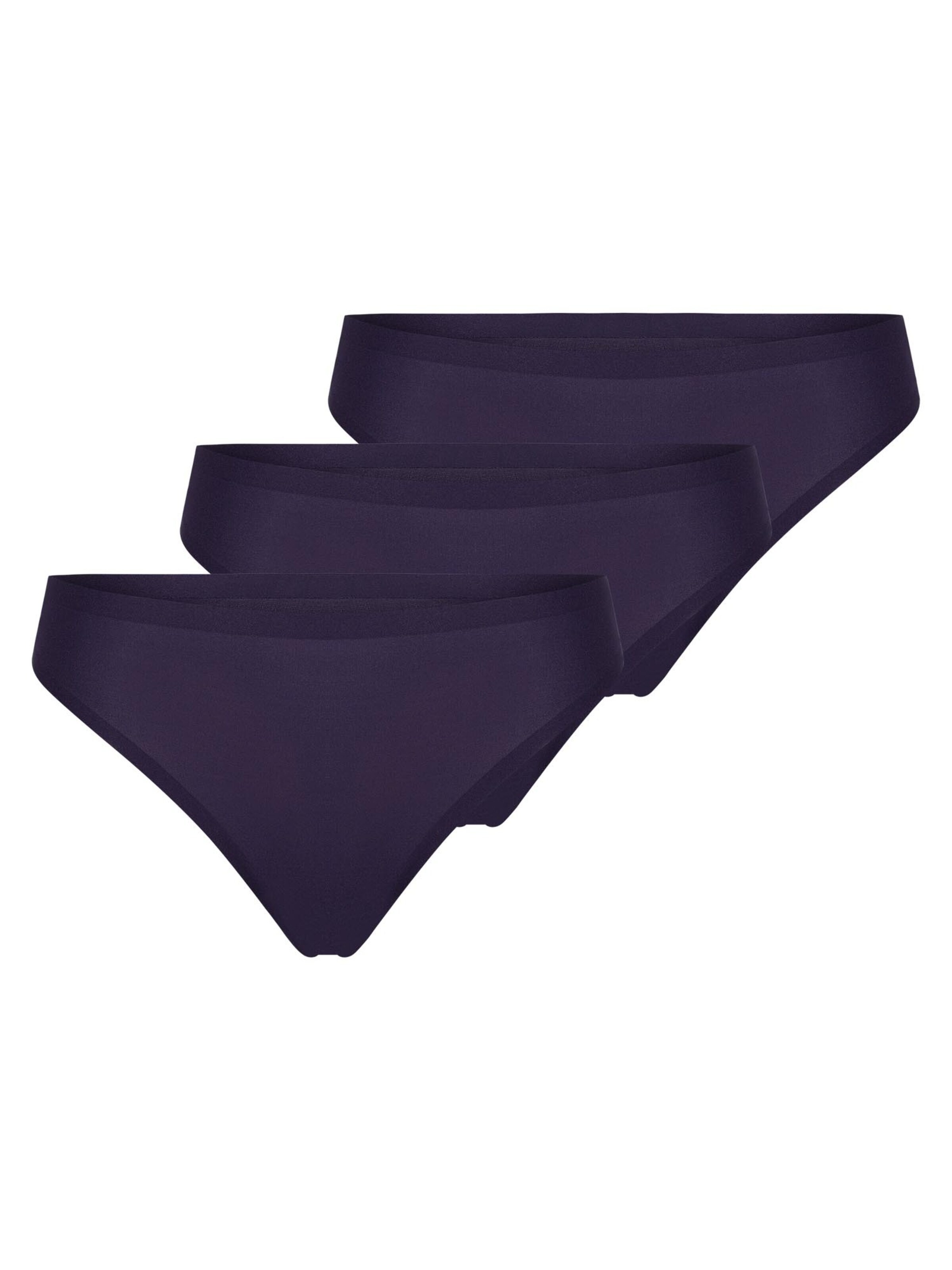 Chantelle Thong 'Soft Stretch' in Blue: front