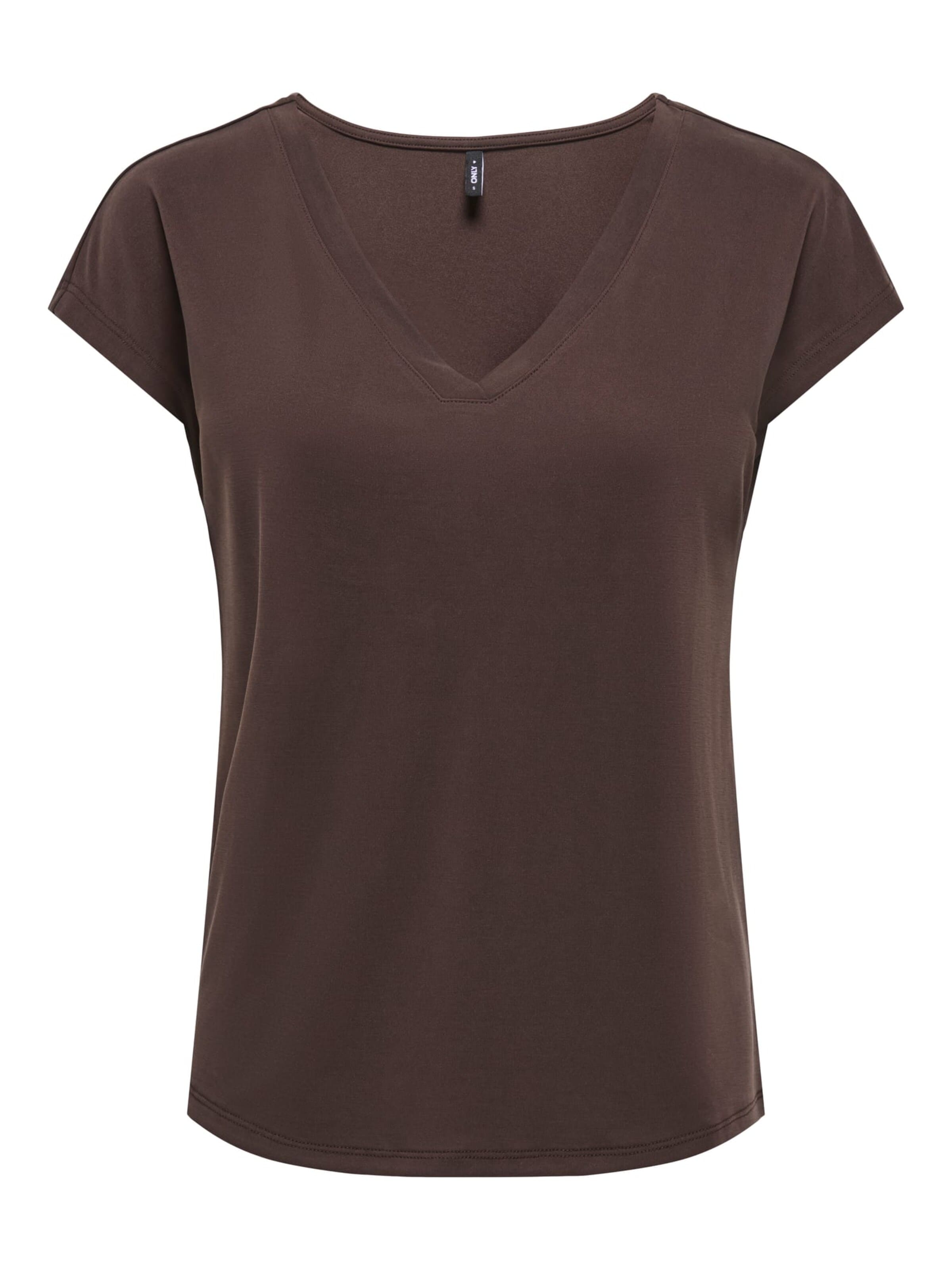 ONLY Top 'Free' in XS in de kleur Bruin, Productweergave
