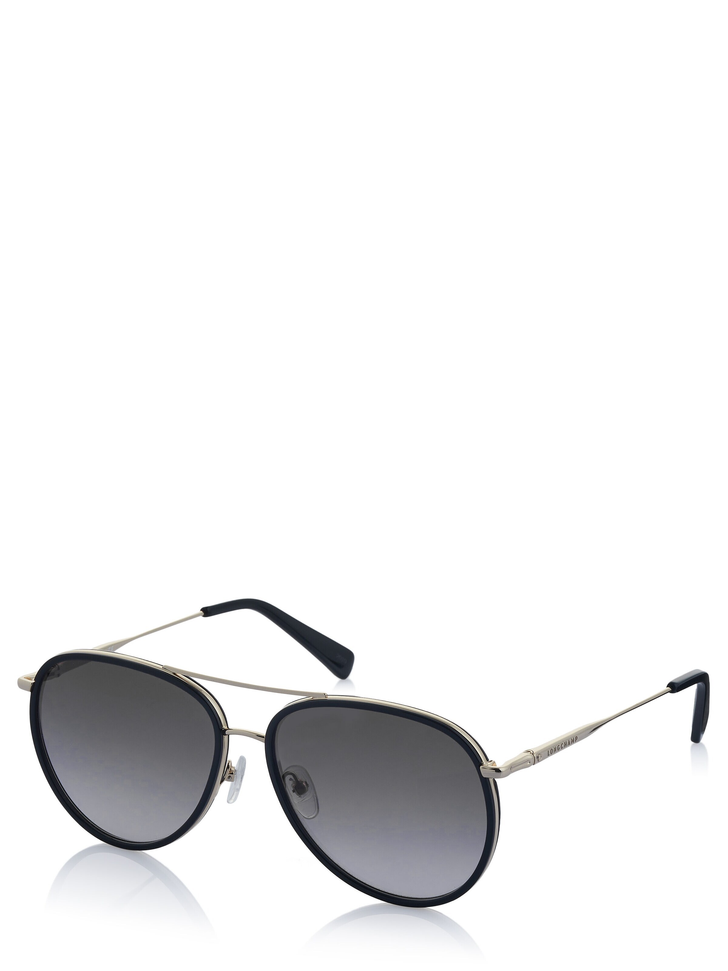 Longchamp Sunglasses 'Longchamp Sonnenbrille' in Black: front